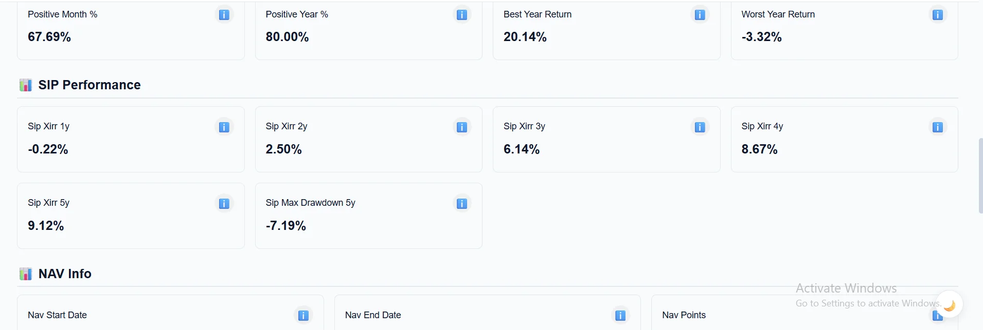 Stock360s Mutual Fund Screener dashboard showing fund comparison, risk metrics and portfolio allocation